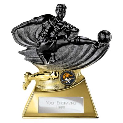 Power Strike Football Heavyweight Carbon Black & Gold 180mm PA26097A