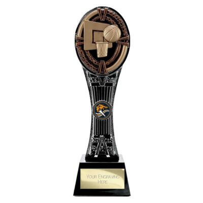 Maverick Extreme Tower Basketball Award Black & Antique Bronze 260mm PA26505A