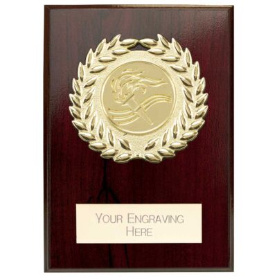 Reward Wreath Plaque Cracked Cherry 80x60mm PL24578A