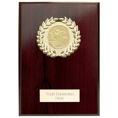 Reward Wreath Plaque Cracked Cherry 125x90mm PL24578C