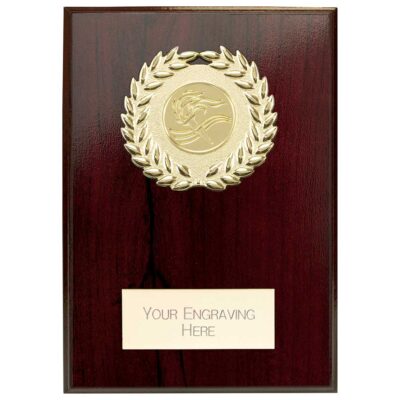 Reward Wreath Plaque Cracked Cherry 150x110mm PL24578D