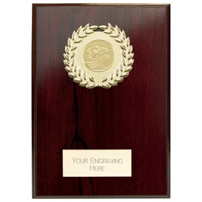 Reward Wreath Plaque Cracked Cherry 175x130mm PL24578E