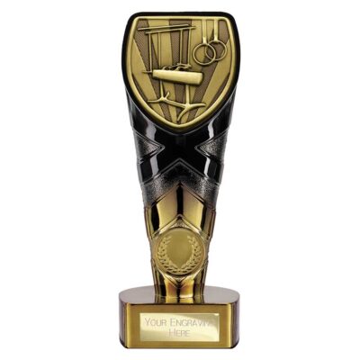 Fusion Cobra Gymnastics Award Black & Gold 175mm PM25220C