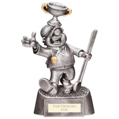 Goof Balls Golf Winner Award Silver 185mm RF23044A