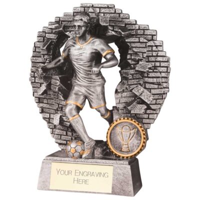 Blast Out Male Football Resin Award 160mm RF23089B