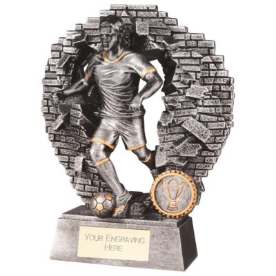 Blast Out Male Football Resin Award 190mm RF23089C
