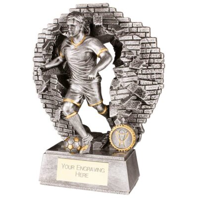 Blast Out Male Football Resin Award 230mm RF23089D
