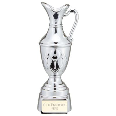 Claret Jug Golf Resin Vacuum Plated Silver 135mm RF24014A