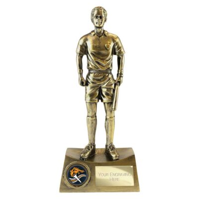 The Classic Linesman Award Metallic Antique Gold 225mm RF26050A