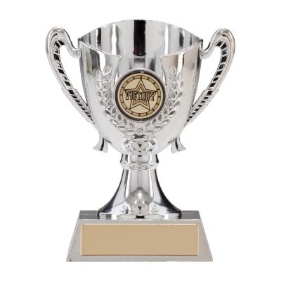 Serenity Plastic Silver Cup Silver 120mm TR17305A