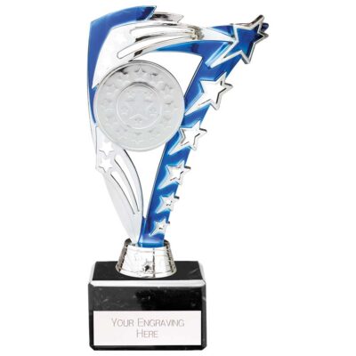 Frenzy Multisport Trophy Silver & Blue 195mm TR24511B