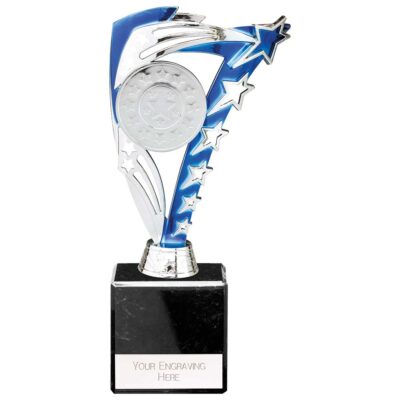 Frenzy Multisport Trophy Silver & Blue 215mm TR24511C