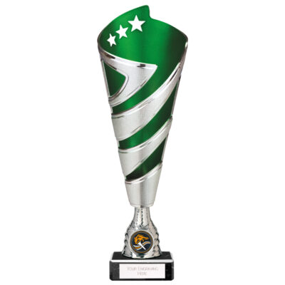 Hurricane Altitude Plastic Cup Silver & Green 295mm TR24537A
